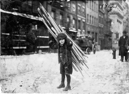 East Side children were responsible for collecting wood and coal for the family - photo 1