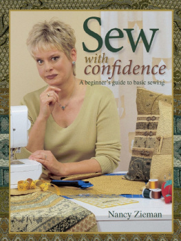 Zieman Sew with confidence: a beginners guide to basic sewing