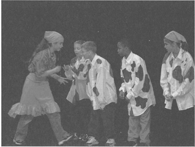 Students at the Childrens Theatre Company performing the peace play Tinarina - photo 2