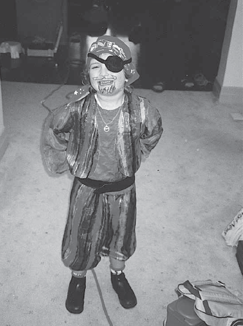 Nevo dressed as a pirate for Purim approximately four years old 2000 - photo 3