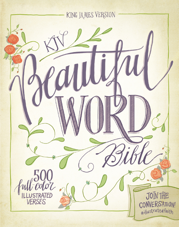 KJV beautiful word Bible 500 full-color illustrated verses - image 1