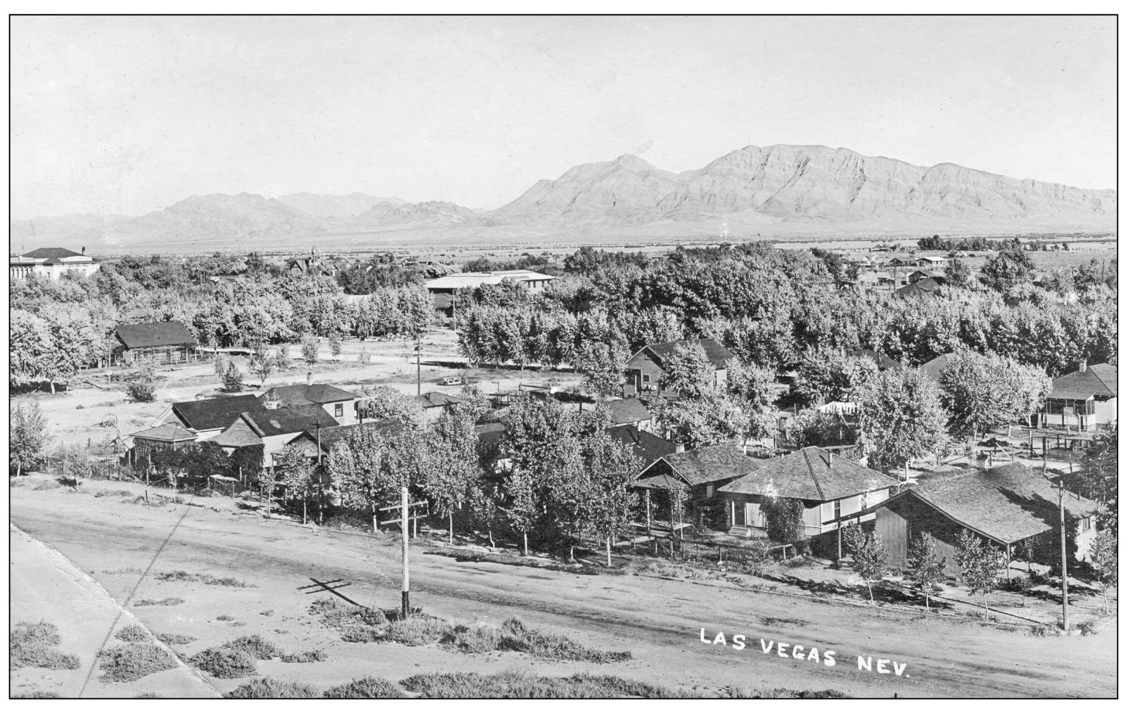 This early photograph of Las Vegas shows not only homes but also an abundance - photo 6