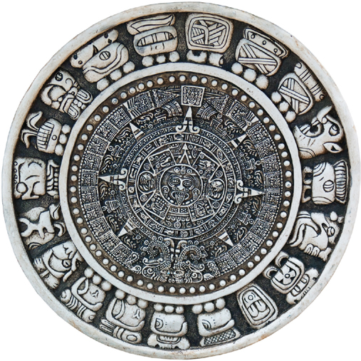 Wheel-shaped and ringed with hieroglyphics to represent the days the Maya - photo 4