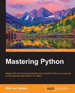 Hattem Mastering Python