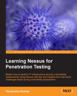 Kumar - Learning Nessus for Penetration Testing