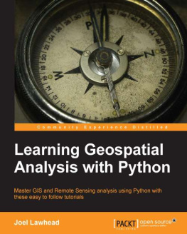 Lawhead Learning Geospatial Analysis with Python