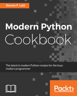 Lott - Modern Python Cookbook