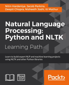 Mathur - Natural Language Processing: Python and NLTK