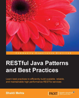 Mehta - RESTful Java Patterns and Best Practices