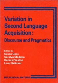 title Variation in Second Language Acquisition Multilingual Matters - photo 1