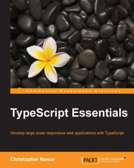 Nance - Typescript Essentials