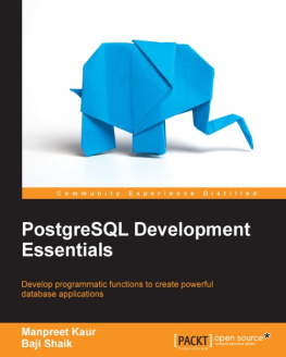 Shaik Baji - PostgreSQL Development Essentials