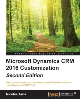 Tarla - Microsoft Dynamics CRM 2016 Customization