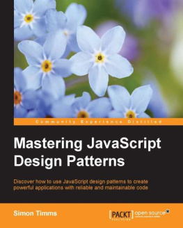 Timms - Mastering JavaScript Design Patterns