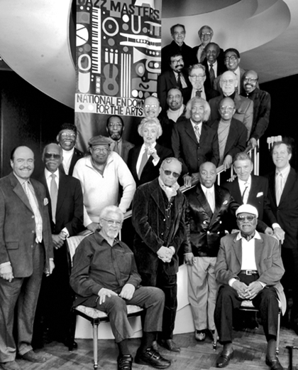 NEA Jazz Masters 2004 left to right from back row George Russell Dave - photo 3