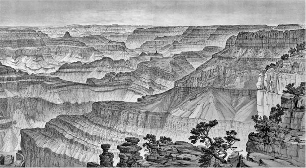 Frontispiece Panorama from Point Sublime by William Henry Holmes Reproduced - photo 2