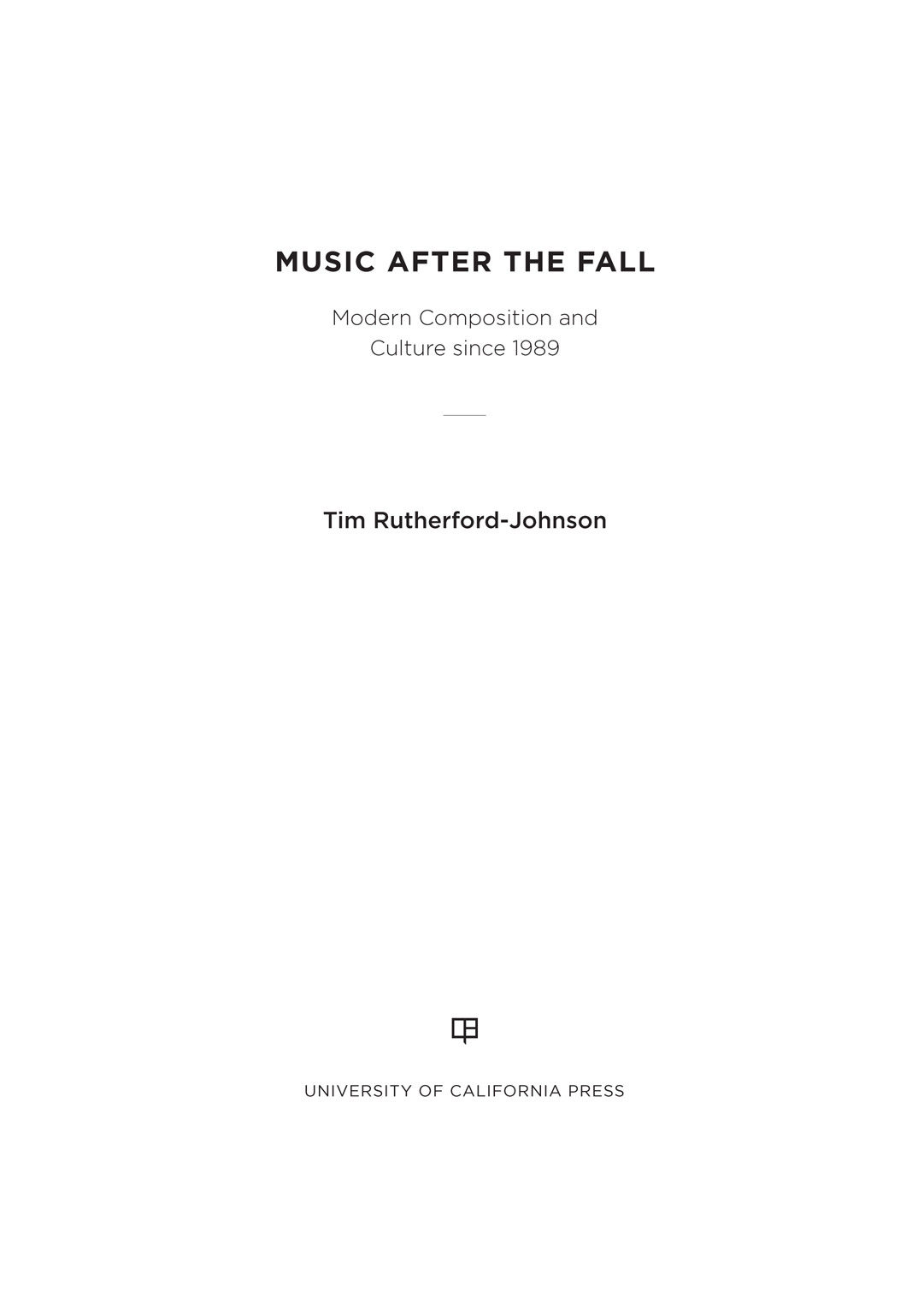 MUSIC AFTER THE FALL IMPRINT IN HUMANITIES The humanities endowment by - photo 1