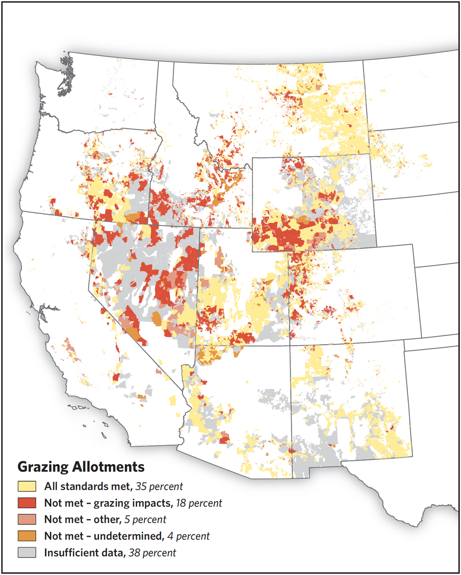 BLM range-health records are inconsistent and incomplete This map shows an - photo 8