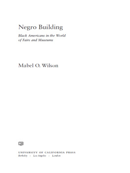 Wilson Negro building: Black Americans in the world of fairs and museums