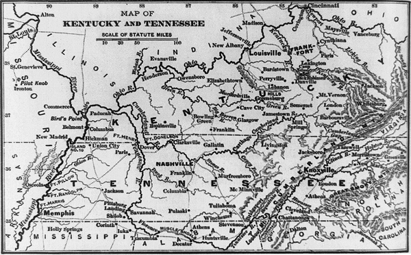 Civil Warera battlefields and fort sites in Kentucky and Tennessee Courtesy of - photo 6