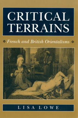 Lowe Critical terrains: French and British orientalisms