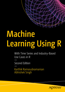 Karthik Ramasubramanian - Machine Learning Using R