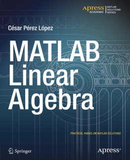 López - MATLAB Linear Algebra