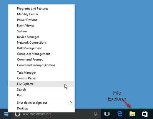 Figure 1-1 Two ways to access File Explorer When File Explorer opens youll - photo 1