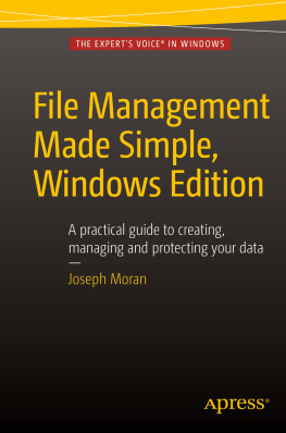 Moran File Management Made Simple, Windows Edition