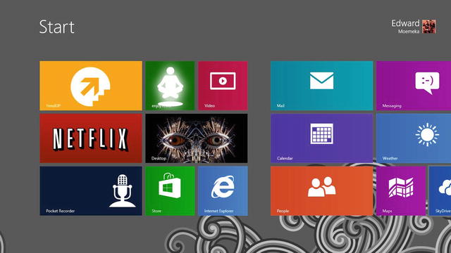 Figure 1-1 Windows 8 Start screen Many found that although it offered great - photo 1