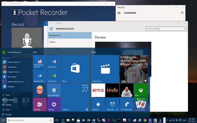 Figure 1-2 Windows 10 Start menu Note Presently Windows 10 is the only - photo 2