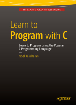 Noel Kalicharan - Learn to program with C++