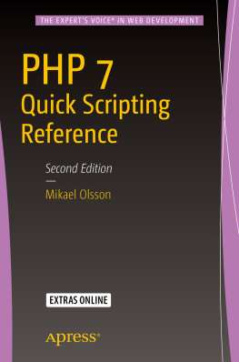 Olsson - PHP 7 Quick Syntax Reference