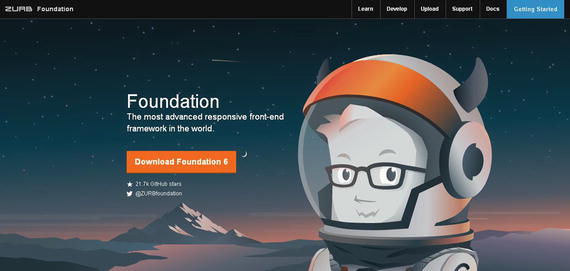 Figure 1-1 Foundation 6 homepage We have used Google Chrome as the browser - photo 1