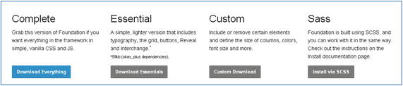 Figure 1-3 Download options in Foundation 6 The Complete version contains - photo 3
