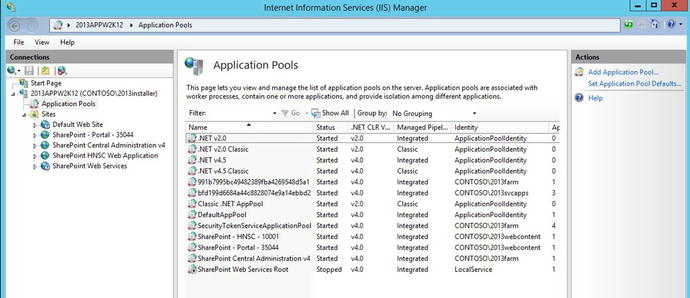 Figure 1-3 IIS Manager shows signs of least privilege I say maybe because - photo 3