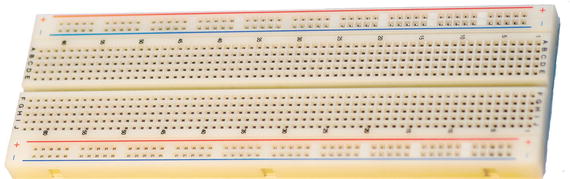 Figure 1-1 Solderless Breadboard The most common size of solderless - photo 1