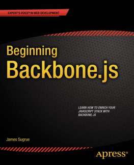 Sugrue James - Beginning Backbone.js