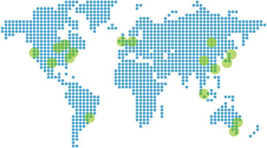 Figure 1-1 Microsoft Azure regional locations Table lists the Azure regions - photo 1