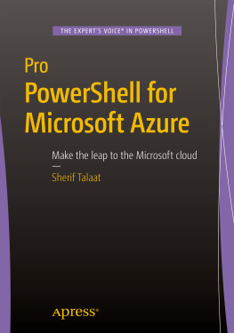 Talaat - Pro PowerShell for Microsoft Azure