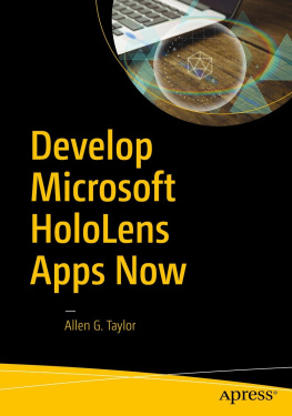 Taylor Develop Microsoft HoloLens Apps Now