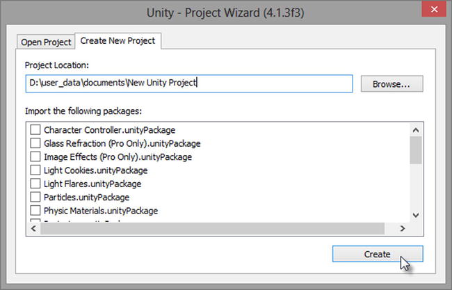 Figure 1-1 The Project Wizard dialog displays settings for creating a new - photo 1