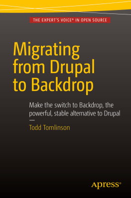 Tomlinson - Migrating from Drupal to Backdrop