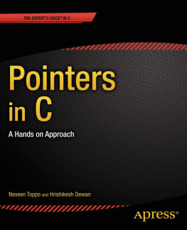 Toppo Naveen Pointers in C