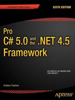 Troelsen - Pro C# and the .NET 4.5 Framework