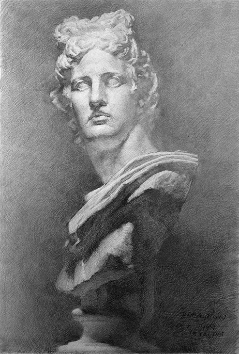 APOLLO Pencil on drawing paper 2514 17 64cm 43cm 1999 IN THIS CHAPTER I - photo 8