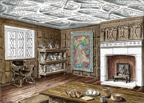 FIG 11 An Elizabethan interior from a luxurious urban house with the owners - photo 5