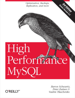 Zaitsev Peter High Performance MySQL
