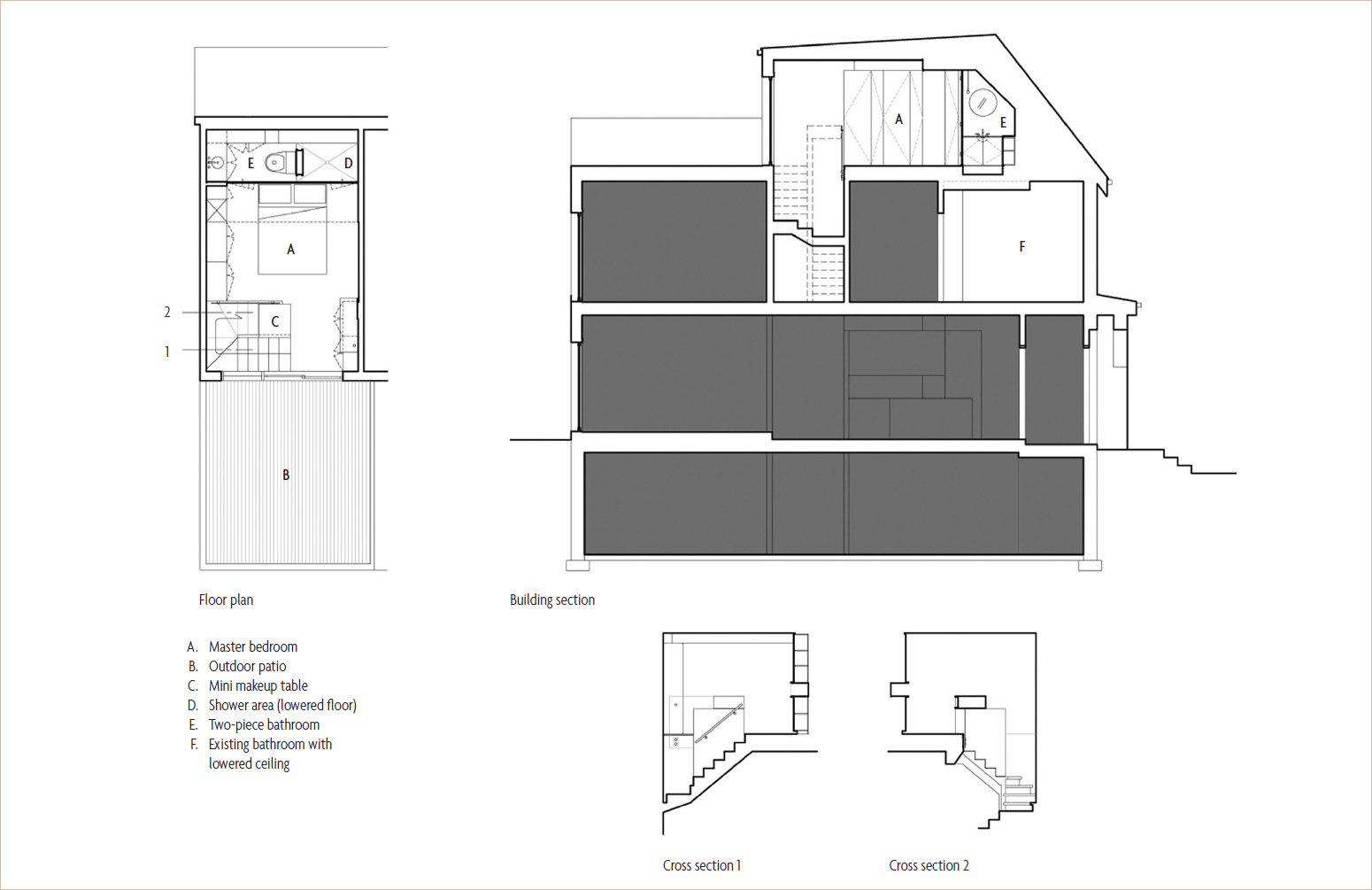 The en-suite bathroom occupies a three-foot strip of floor space under a - photo 15