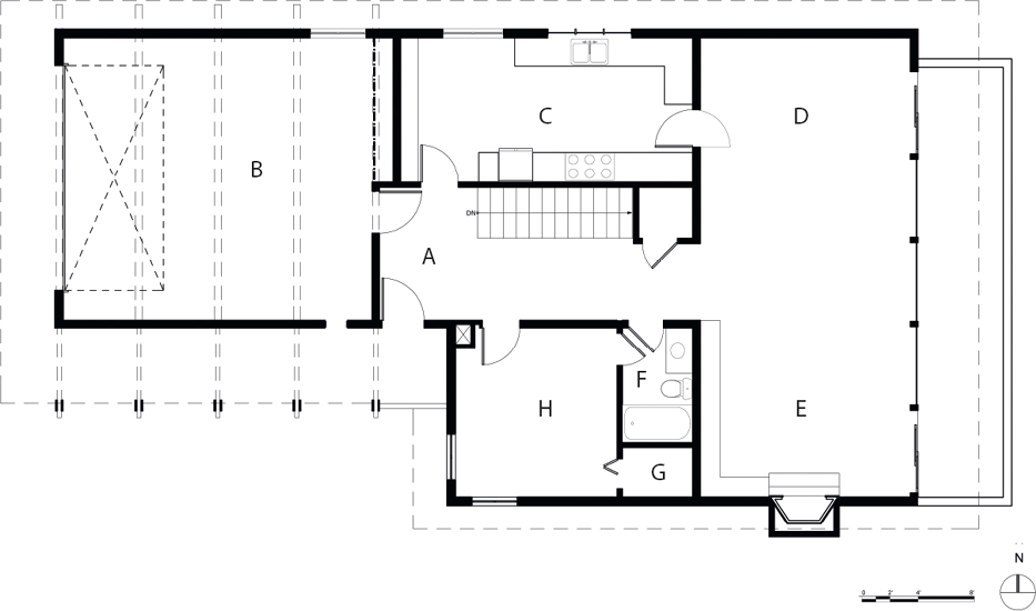 Existing floor plan A Entry B Garage C Kitchen D - photo 9